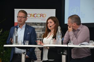 Niklas Gustafsson (Volvo Group); Romiana Bikasha (LSU - Sveriges Ungdomsorganisationer); Johan Kuylenstierna (SEI - Stockholm Environment Institue)