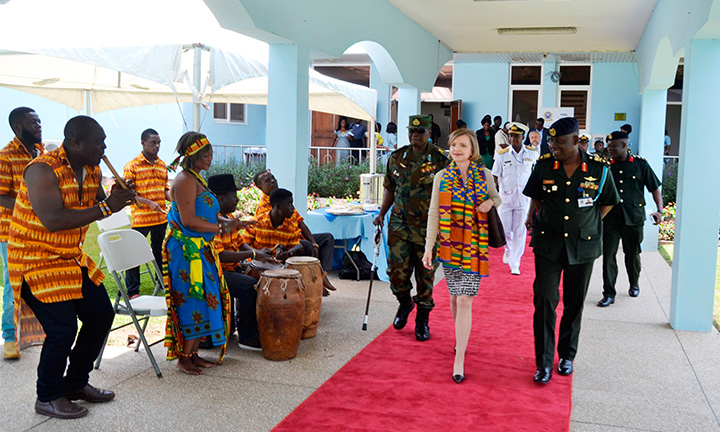 Karin Landgren in Accra