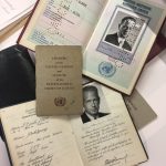 The UN Charter, Dag Hammarskjöld's UN passport and Swedish passort found in his briefcase.